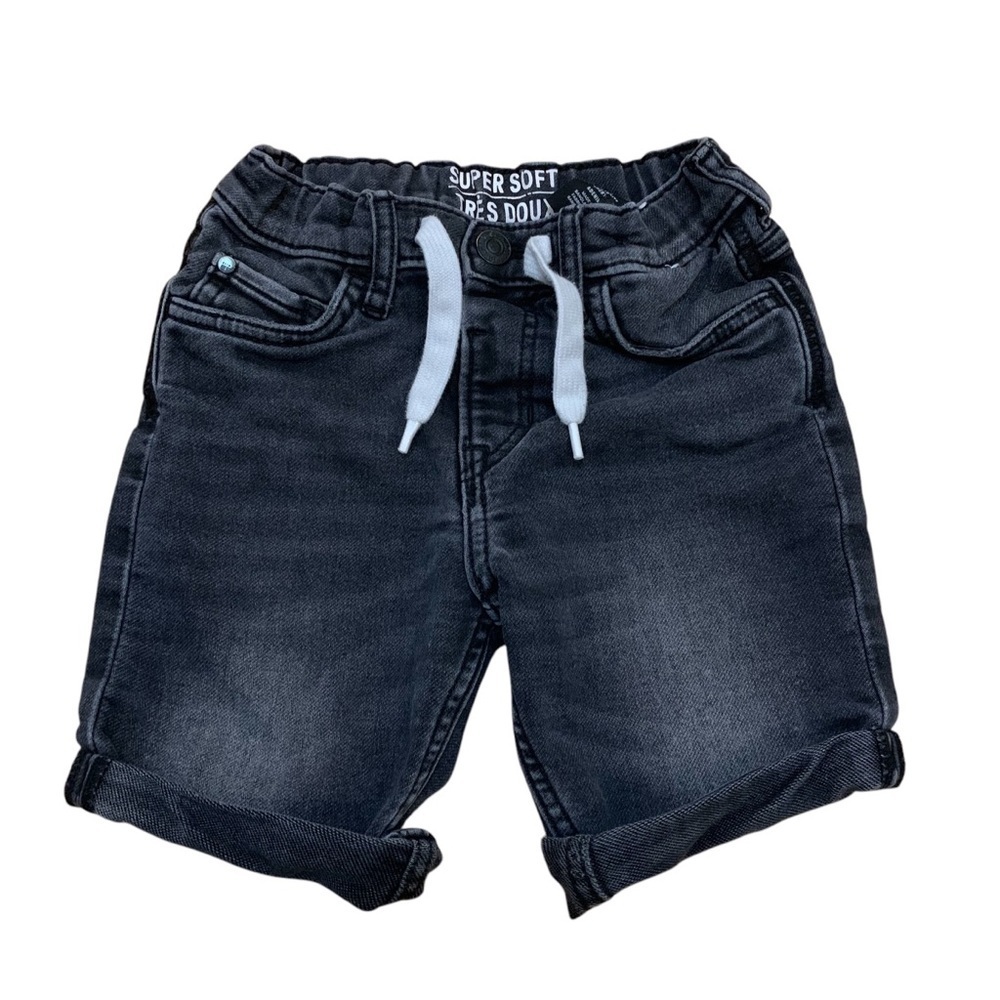 H&M boy’s 4 Y Super‎ Soft Kids Denim Shorts - Black